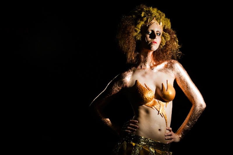 Female model photo shoot of Lekkie in Aveda Institute Orlando, makeup by Britton Goro