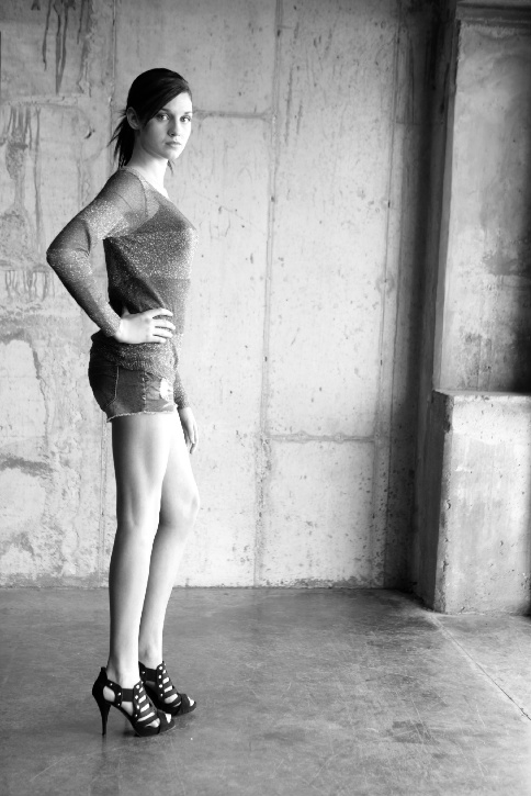 Female model photo shoot of MandyElite in Elite Modeling Studio. Salt Lake City, Utah