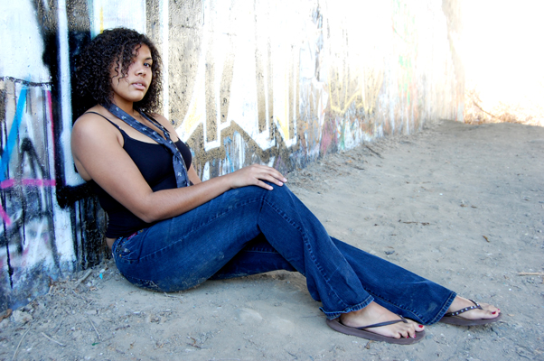 Female model photo shoot of Jetta Starr Eve in Otay Park Chula Vista, CA