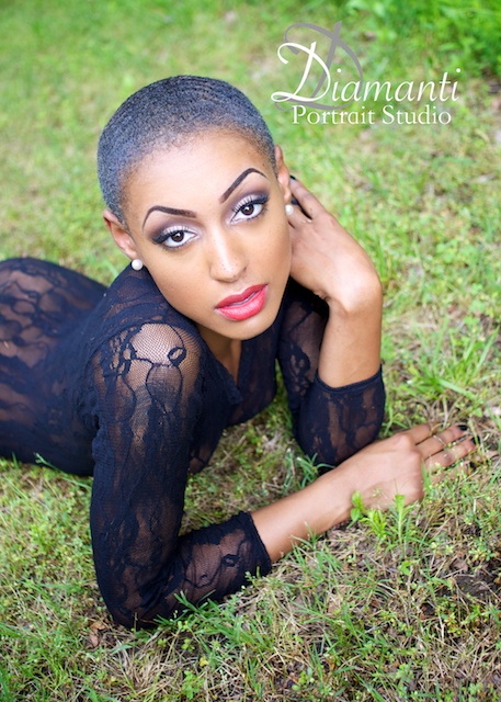 Female model photo shoot of Haven_ by Charles Antonio in Durham, NC, makeup by Cristin Jefferson