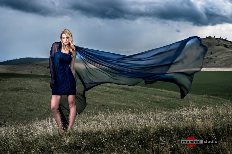 Female model photo shoot of L E V E by Marshall Studio in Gallatin Valley MT