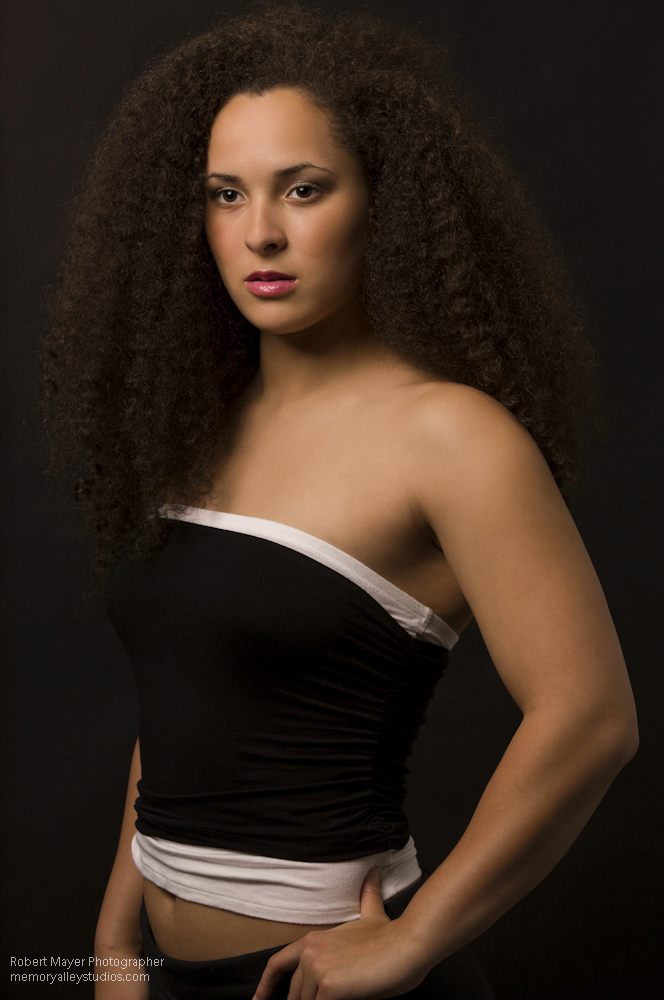 Female model photo shoot of Raquel Romaine by Memory Alley Studios , makeup by Megan Kelly_