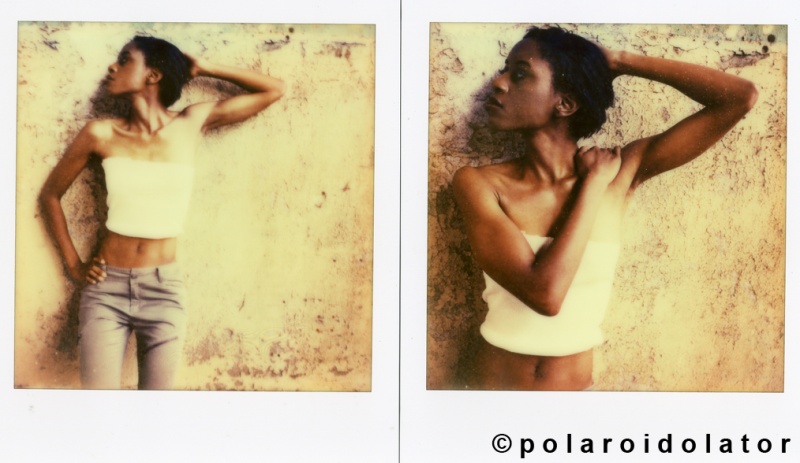 Male and Female model photo shoot of polaroidolator and Leandra Cole in San Antonio, TX