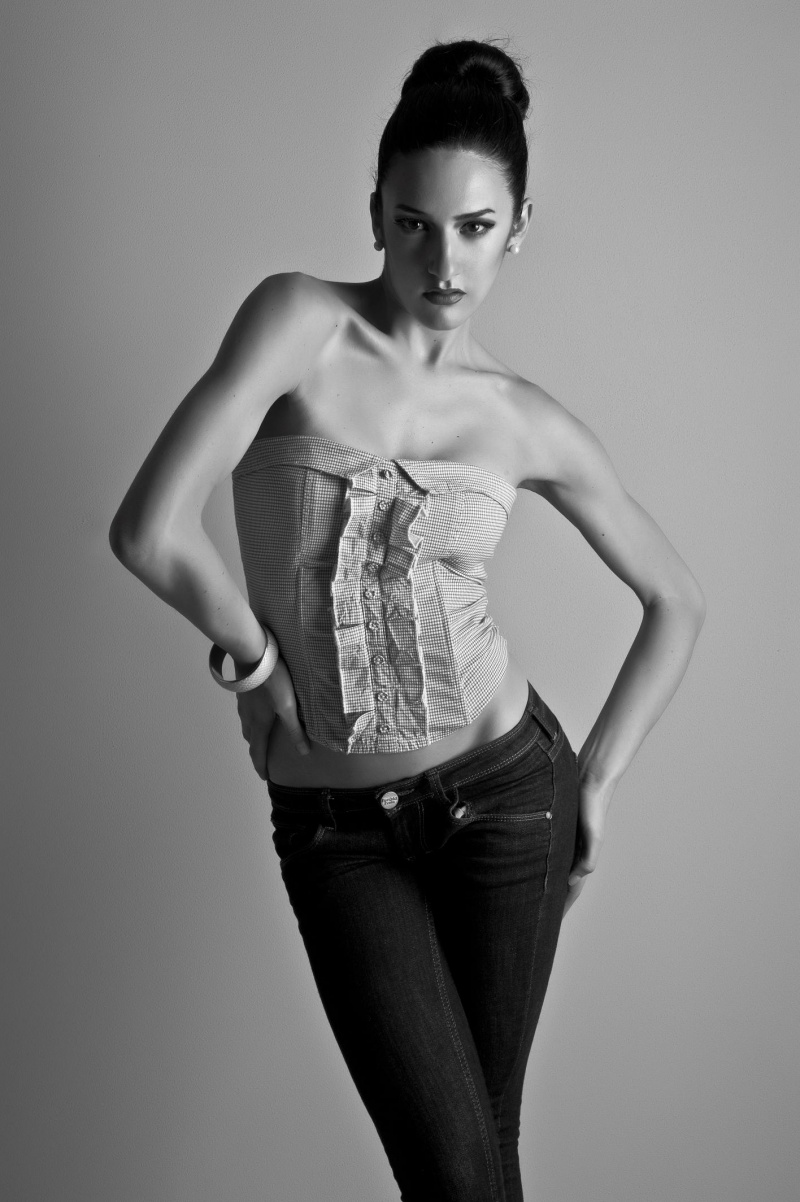 Female model photo shoot of -Ery- in Milano
