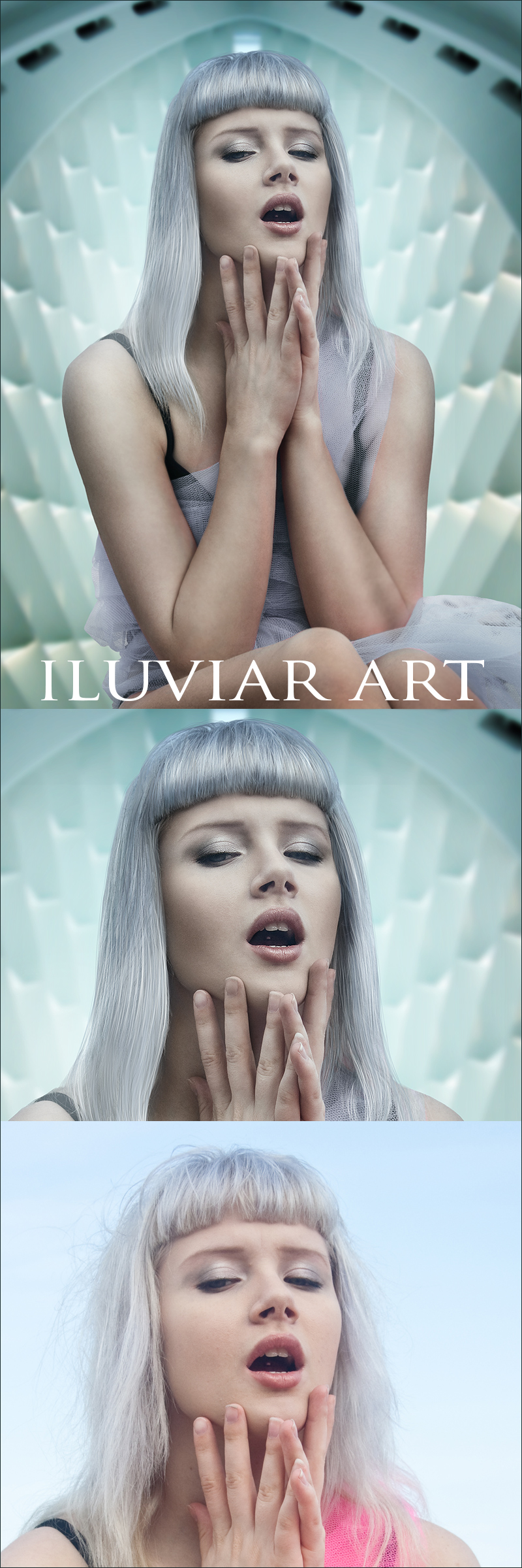 Female model photo shoot of iluviar art and Mosh, retouched by iluviar art