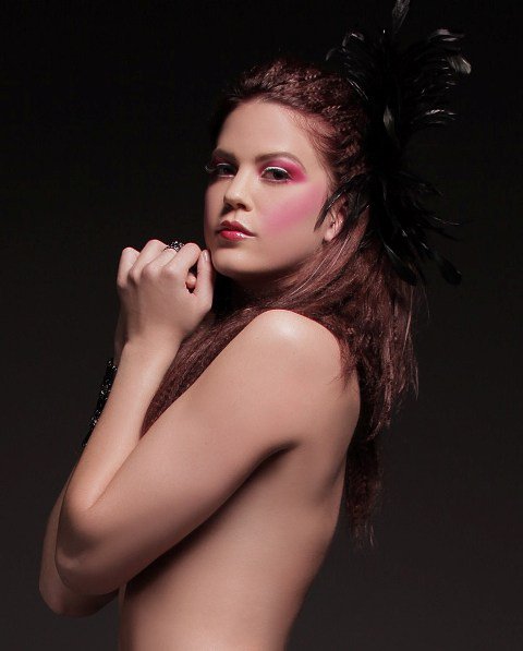 Female model photo shoot of Eyecatcher MUA in Roy Cox Photography