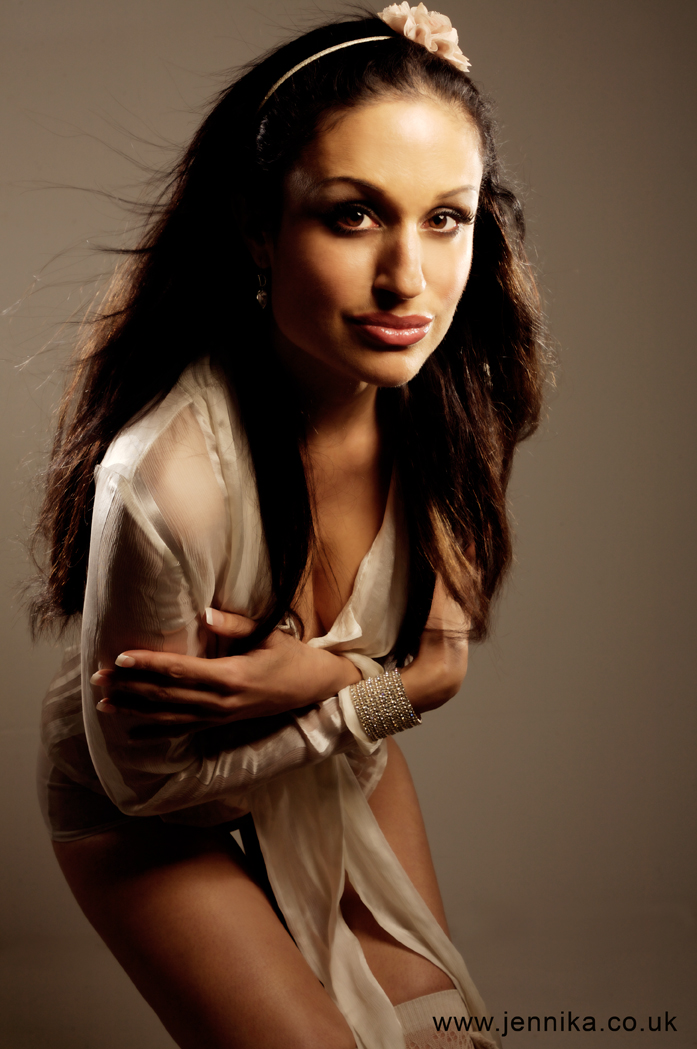 Female model photo shoot of Jennika Argent in Studio