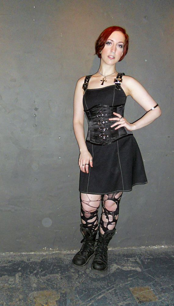 Female model photo shoot of SarahSilver in Neu+ral nightclub, Toronto