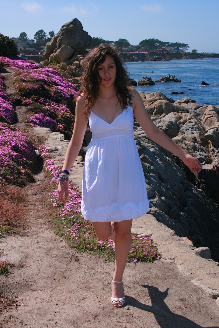 Female model photo shoot of CoralieD in Monterey