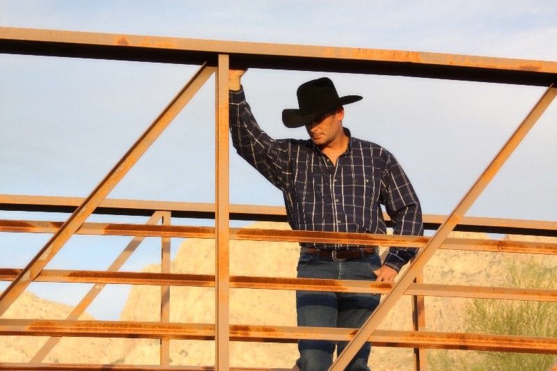 Female model photo shoot of Real American Cowboys in Tucson, Arizona