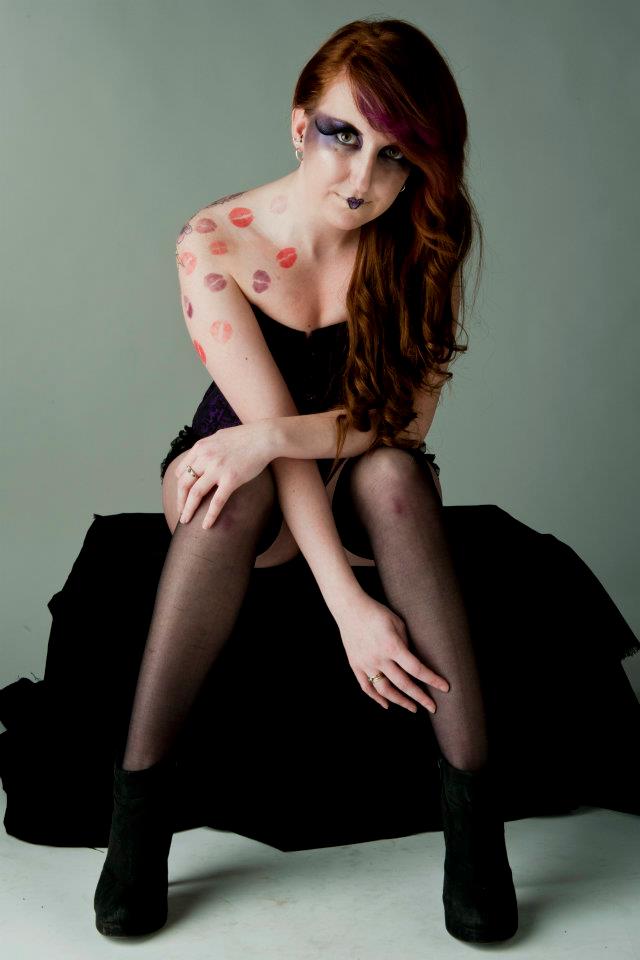 Female model photo shoot of Sally Bunting MUA