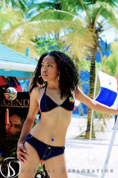 Female model photo shoot of Nicole Mohamed in Maracas Beach, Trinidad
