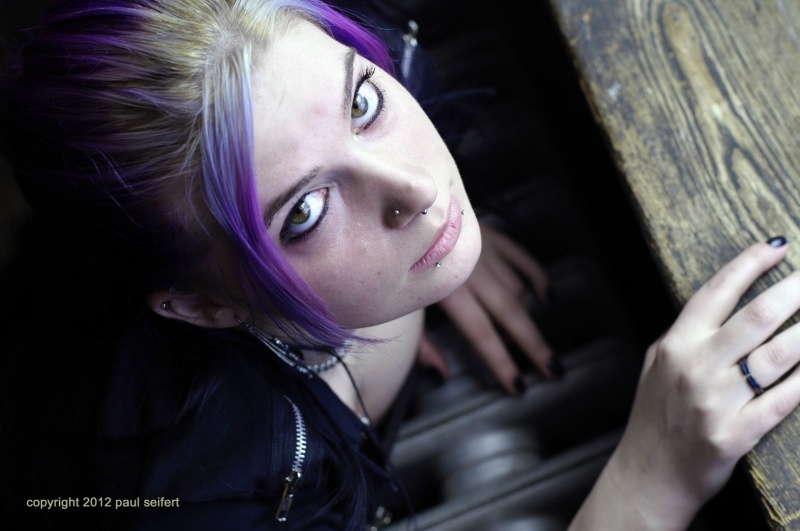 Female model photo shoot of Demon Candy by Paul Seifert