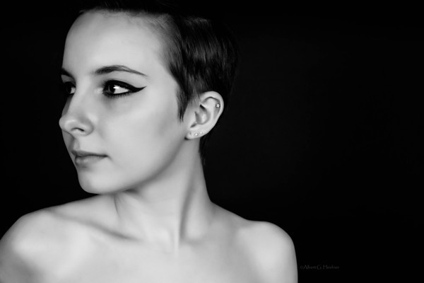 Female model photo shoot of l3ecca by EHM