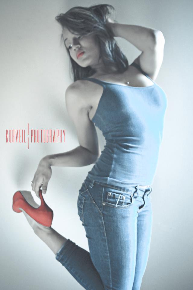 Female model photo shoot of LenaRosa by Korveil 