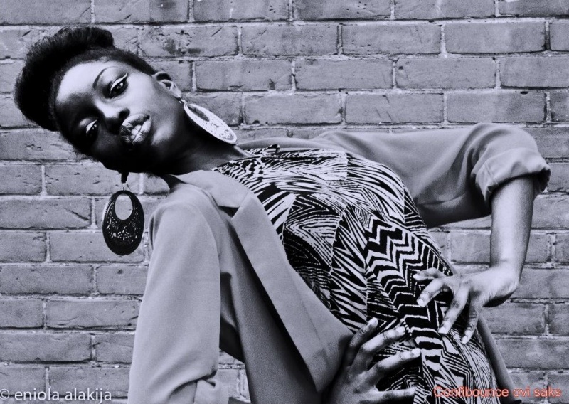 Female model photo shoot of Alexandrya Mbu in London