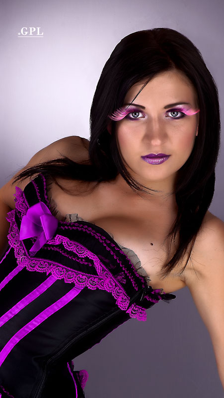 Female model photo shoot of Goldrush, makeup by Goldbrush