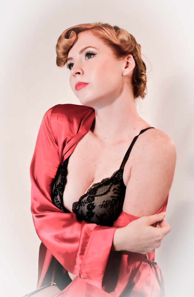 Female model photo shoot of Kristie Mcleery  by RetroMagic Pinups