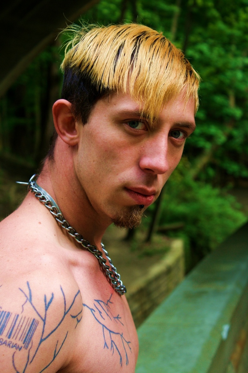 Male model photo shoot of Metal Jackal by Kayla Marie Photography