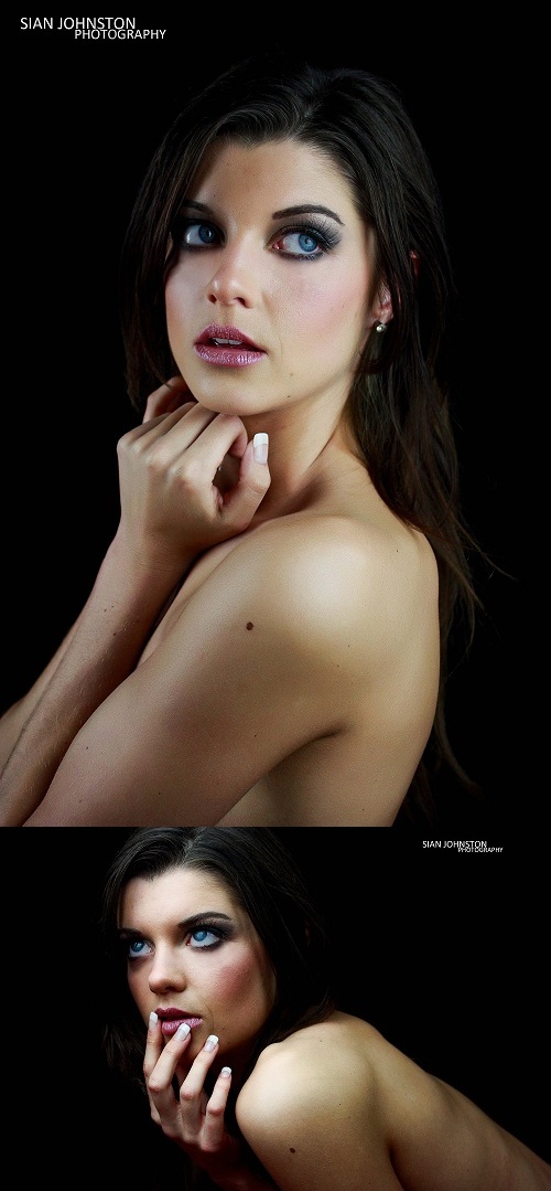 Female model photo shoot of Sian Johnston in Sunbury Studio