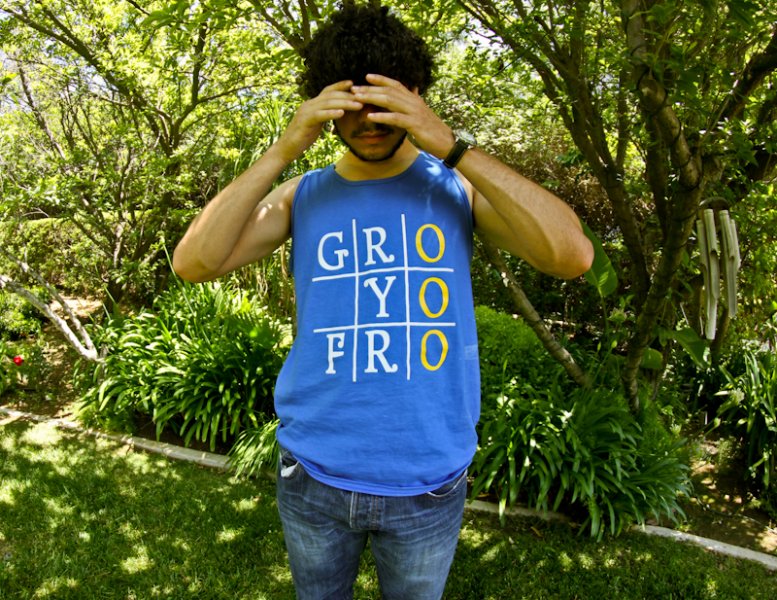 Male model photo shoot of Gro Yo Fro 