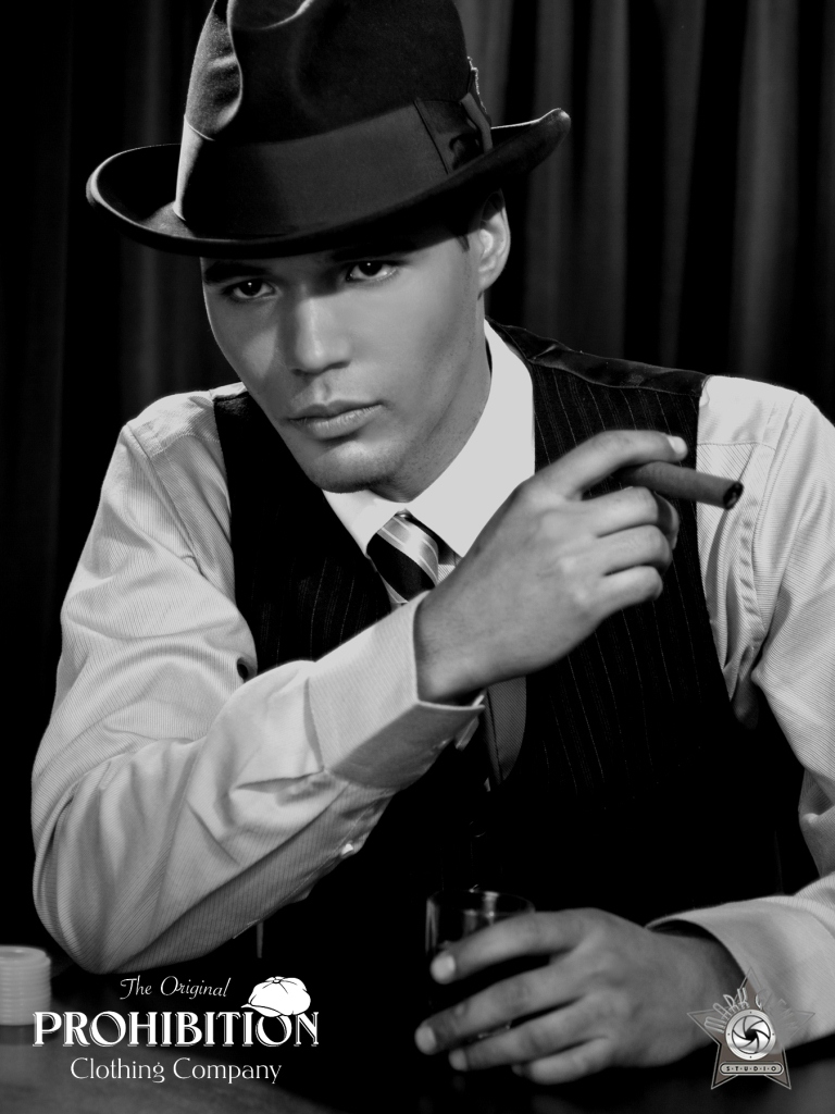 Male model photo shoot of Prohibitionclothing by NY 2 LA Creative in Brooklyn, NY, makeup by AlyssaLorraine