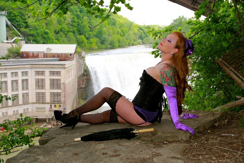 Female model photo shoot of Miss Ruby Sparkles in Rochester NY