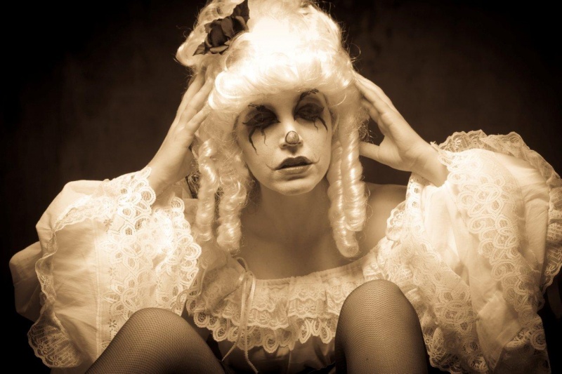 Female model photo shoot of Shellie Schmals by Gixxerjockey13, body painted by LYNN COLE BODY ART