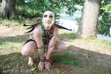 Female model photo shoot of Joy Model by Jen Allen Photography in Loch Raven Reservoir, Baltimore, MD, makeup by Monyea MUA