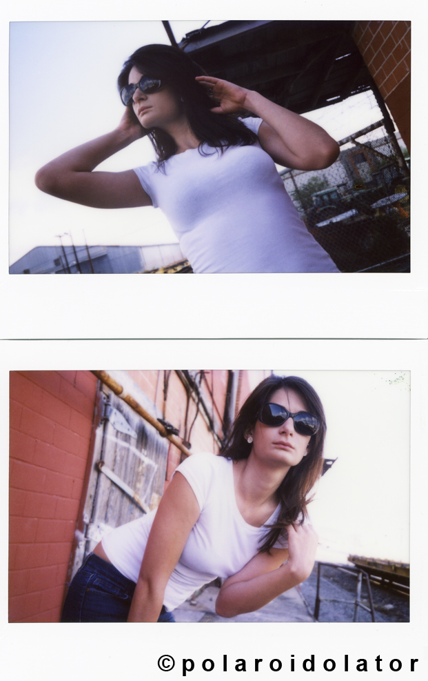 Male and Female model photo shoot of polaroidolator and Holley Marie in San Antonio, TX