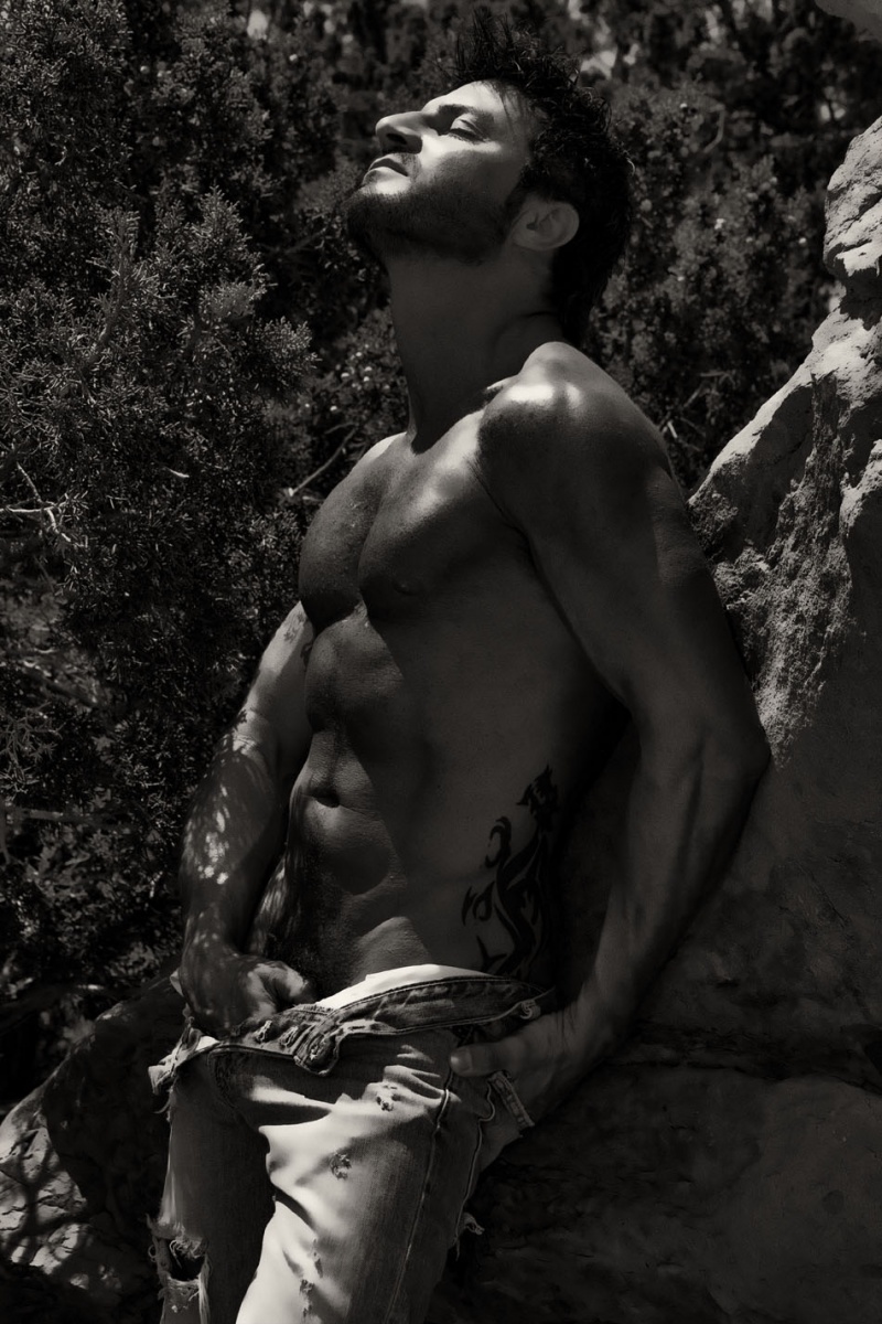 Male model photo shoot of David Alexander Drakon by Herman Chow in Vasquez Rocks, CA