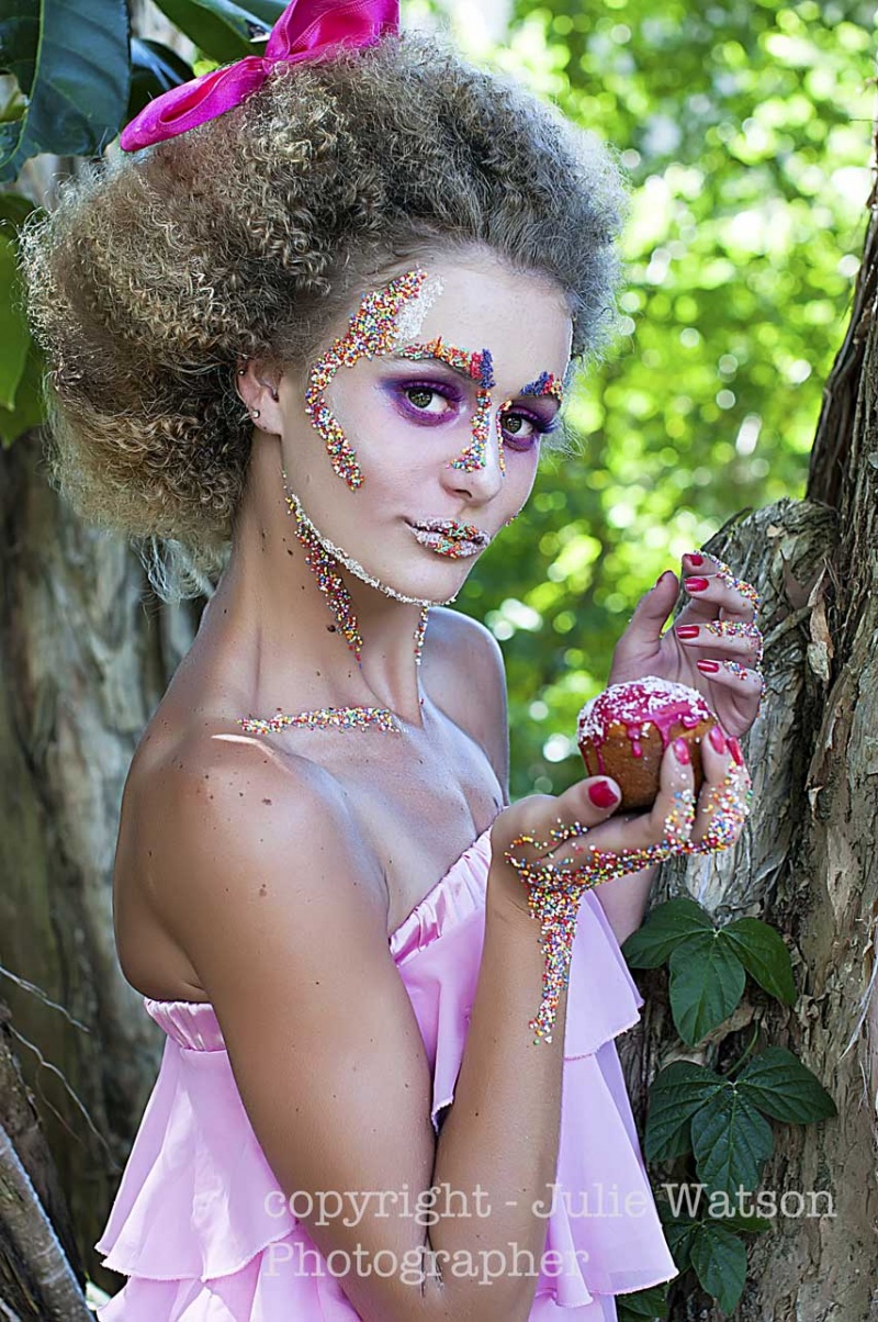 Female model photo shoot of Charmaine Watt , makeup by Holly Hughes 2Hdesigns