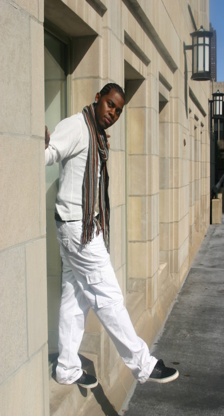 Male model photo shoot of Andre Dobbs Photography in Chicago River walk