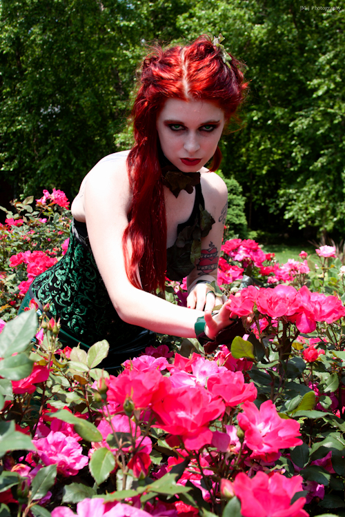Female model photo shoot of Isis Biehl by Beatnix in Cylburn Arboretum Baltimore MD