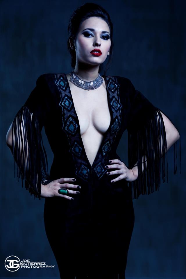 Female model photo shoot of damariz_mua by JoeGutierrezPhotography, makeup by damariz_mua