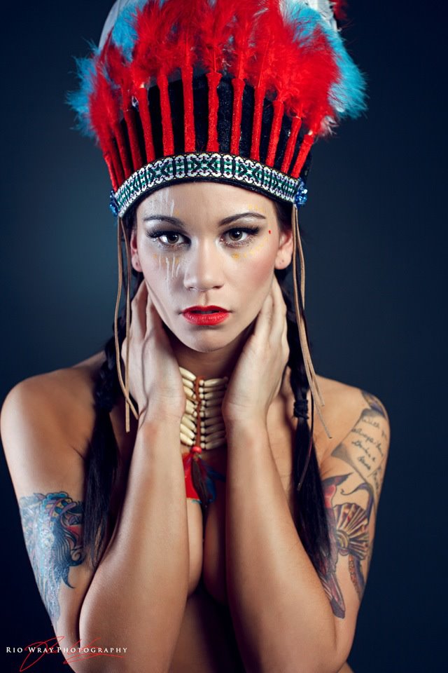 Female model photo shoot of SavFletcher by Rio Wray