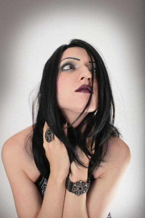 Female model photo shoot of Mad Madam Jess by Quantum Element in Austin, makeup by Mad Madam Jess