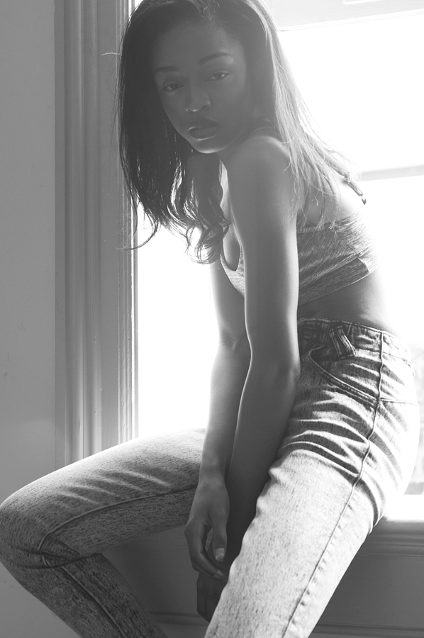 Female model photo shoot of Jasmina Leone by BWoods Photography, wardrobe styled by WyldChyldEnt Stylist, makeup by Jasmine Hines
