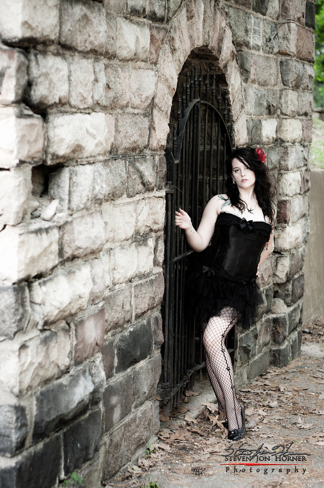Female model photo shoot of Ren Nalar by StevePhotoMe in Oak Hill Cemetery