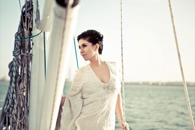 Female model photo shoot of Danielle Moubarak in Southampton Marina