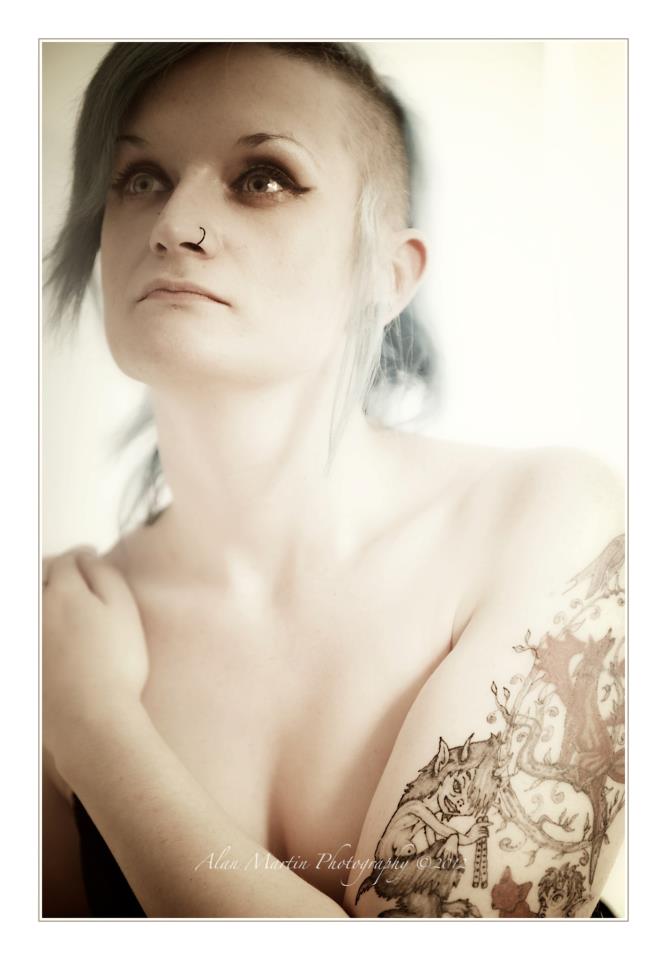 Female model photo shoot of raekin by Alan Martin
