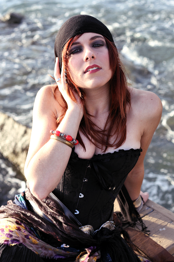 Female model photo shoot of Autumn Von Grotte by A M Reck in Corona Del Mar Beach, CA