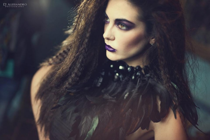 Female model photo shoot of Sandra Silva MUA in London / Shooting Beauty