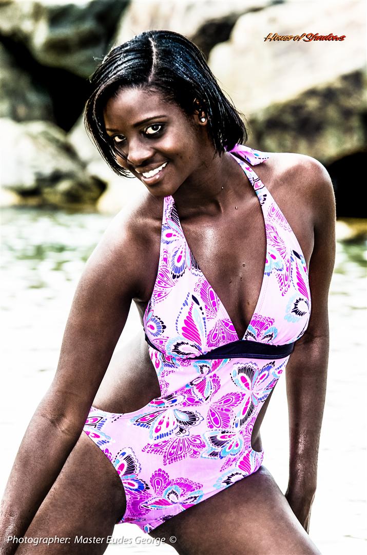 Female model photo shoot of Donna Anatole in St Lucia,