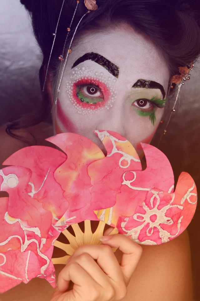 Female model photo shoot of Kikiyana Cosmetic Art in Sacramento