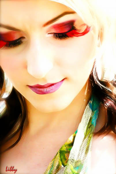 Female model photo shoot of LF-Makeup