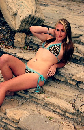 Female model photo shoot of Sarah Nelson-B in San Pedro beach