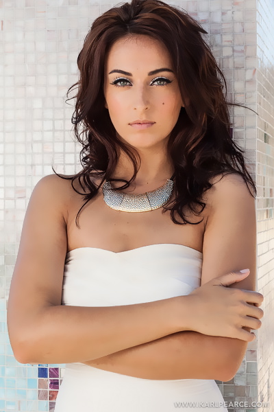 Female model photo shoot of Paula Zim Makeup Artist