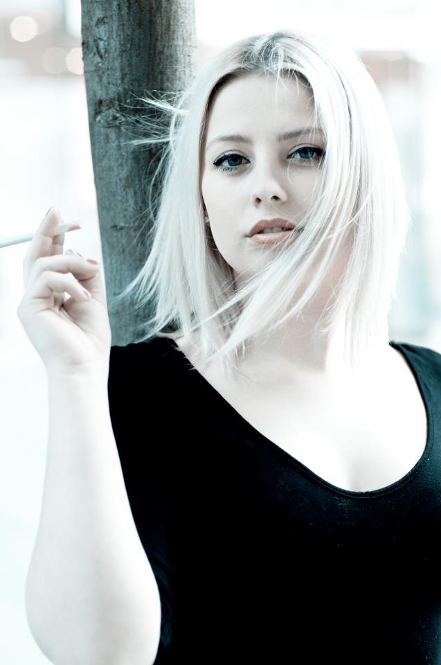Female model photo shoot of perfectly unperfect by KingaK, makeup by EwaBaberska
