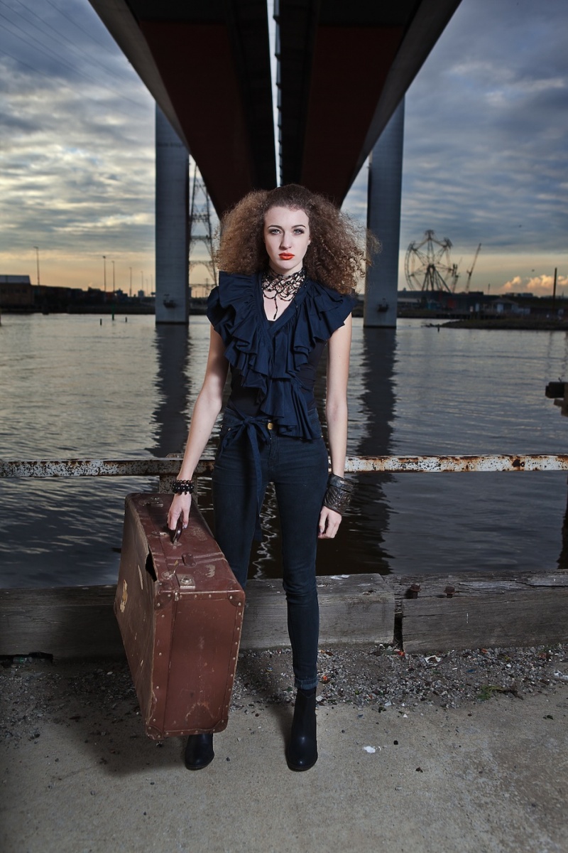 Female model photo shoot of Camille Braganca in Port Melbourne